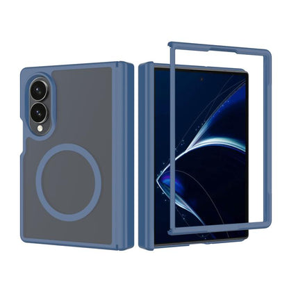 Skin Feel TPU Hybrid PC Magnetic Phone Case with Hinge Cover, For Galaxy Z Fold8 5G, For Galaxy Z Fold8 Ultra 5G, For Galaxy Z Flip8 5G