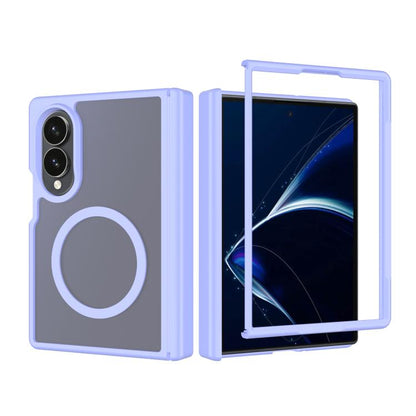 Skin Feel TPU Hybrid PC Magnetic Phone Case with Hinge Cover, For Galaxy Z Fold8 5G, For Galaxy Z Fold8 Ultra 5G, For Galaxy Z Flip8 5G