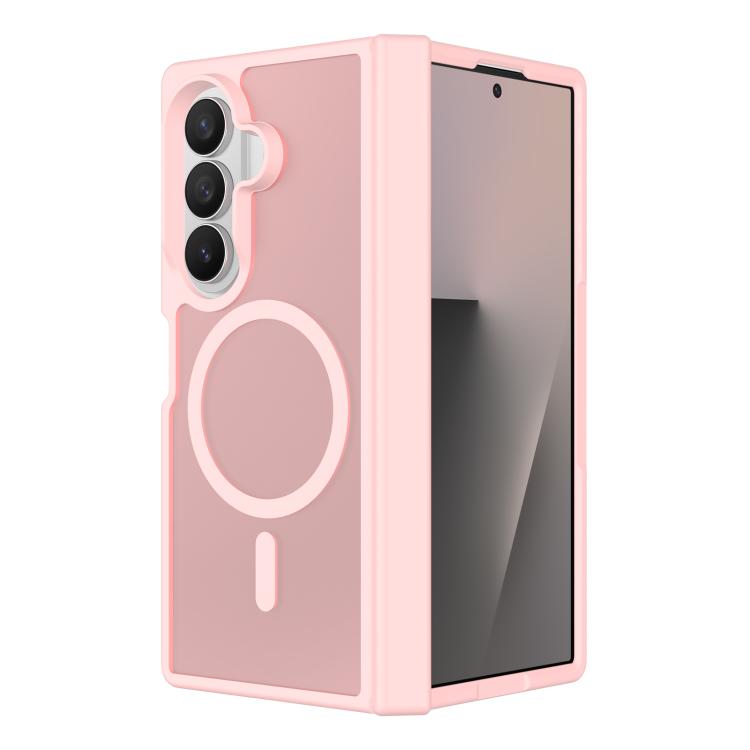 Skin Feel TPU Hybrid PC Magnetic Phone Case with Hinge Cover, For Galaxy Z Fold8 5G, For Galaxy Z Fold8 Ultra 5G, For Galaxy Z Flip8 5G