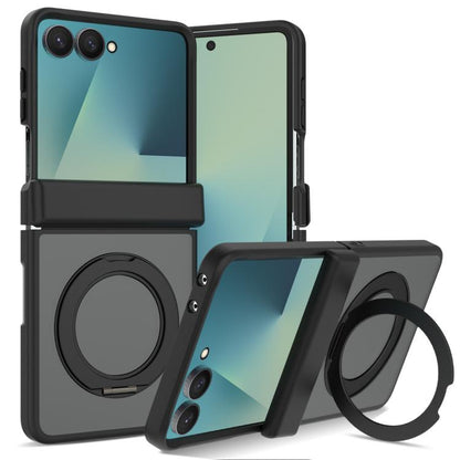 Skin Feel Rotating Holder Magnetic Phone Case with Hinge Cover, For Galaxy Z Fold8 5G, For Galaxy Z Fold8 Ultra 5G, For Galaxy Z Flip8 5G
