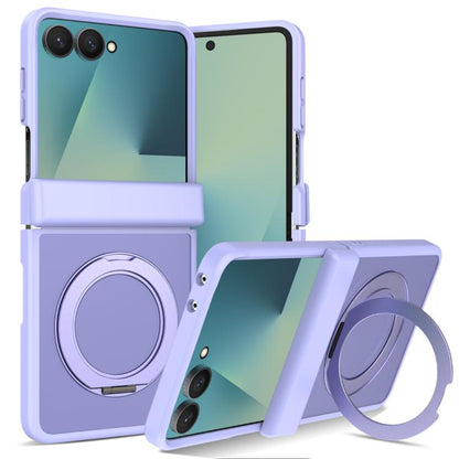 Skin Feel Rotating Holder Magnetic Phone Case with Hinge Cover, For Galaxy Z Fold8 5G, For Galaxy Z Fold8 Ultra 5G, For Galaxy Z Flip8 5G