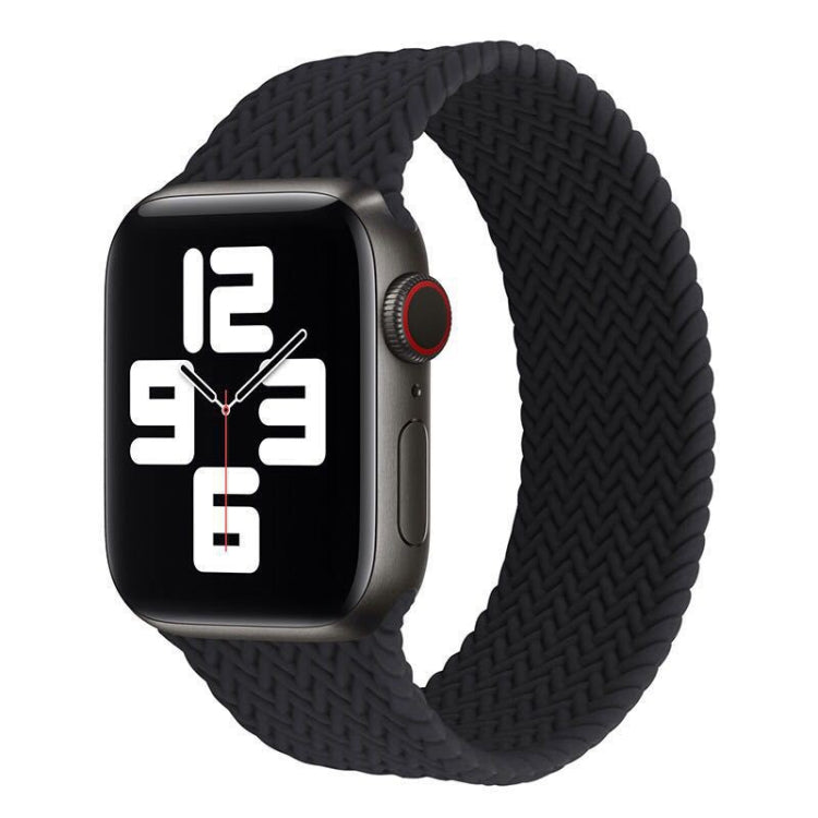 Single-turn Woven Pattern Silicone Watchband For Apple Watch Series 6 & SE & 5 & 4 40mm / 3 & 2 & 1 38mm, S, M, L