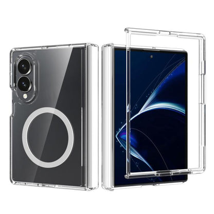 Scratch-proof Transparent Magnetic Phone Case with Hinge Cover, For Galaxy Z Fold8 5G, For Galaxy Z Fold8 Ultra 5G, For Galaxy Z Flip8 5G