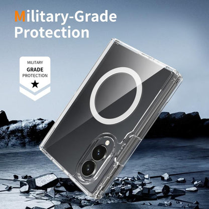Scratch-proof Transparent Magnetic Phone Case with Hinge Cover, For Galaxy Z Fold8 5G, For Galaxy Z Fold8 Ultra 5G, For Galaxy Z Flip8 5G