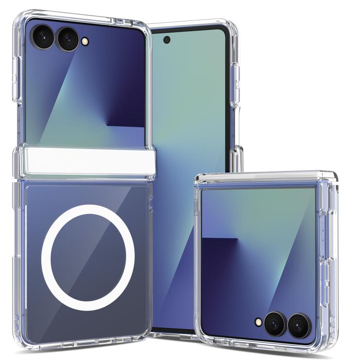 Scratch-proof Transparent Magnetic Phone Case with Hinge Cover, For Galaxy Z Fold8 5G, For Galaxy Z Fold8 Ultra 5G, For Galaxy Z Flip8 5G