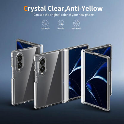 Acrylic Scratch-proof Transparent Phone Case with Hinge Cover, For Galaxy Z Fold8 5G, For Galaxy Z Fold8 Ultra 5G, For Galaxy Z Flip8 5G