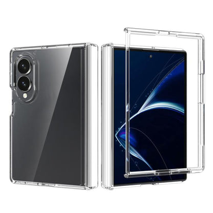Acrylic Scratch-proof Transparent Phone Case with Hinge Cover, For Galaxy Z Fold8 5G, For Galaxy Z Fold8 Ultra 5G, For Galaxy Z Flip8 5G