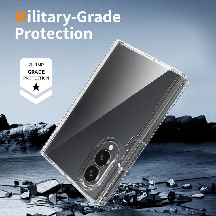 Acrylic Scratch-proof Transparent Phone Case with Hinge Cover, For Galaxy Z Fold8 5G, For Galaxy Z Fold8 Ultra 5G, For Galaxy Z Flip8 5G