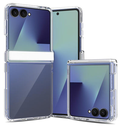 Acrylic Scratch-proof Transparent Phone Case with Hinge Cover, For Galaxy Z Fold8 5G, For Galaxy Z Fold8 Ultra 5G, For Galaxy Z Flip8 5G