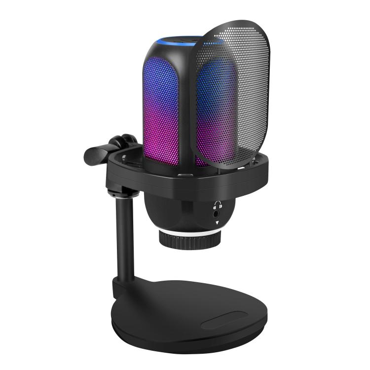 APK001 AI Noise Reduction USB Condenser Desktop Microphone