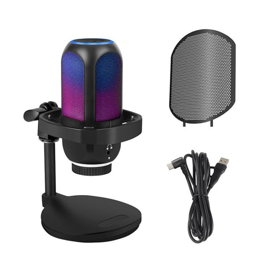 APK001 AI Noise Reduction USB Condenser Desktop Microphone