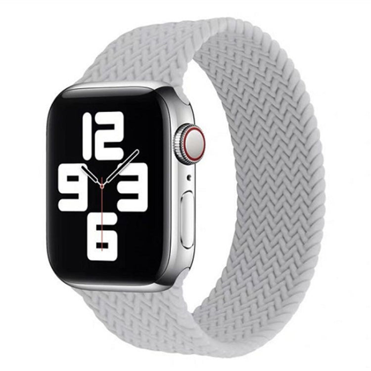 Single-turn Woven Pattern Silicone Watchband For Apple Watch Series 6 & SE & 5 & 4 44mm / 3 & 2 & 1 42mm, S, M, L