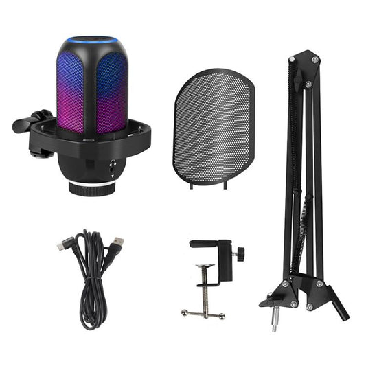 APK001 AI Noise Reduction USB Condenser Cantilever Microphone