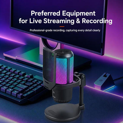 APK005 AI Smart Noise Reduction Condenser Desktop Microphone
