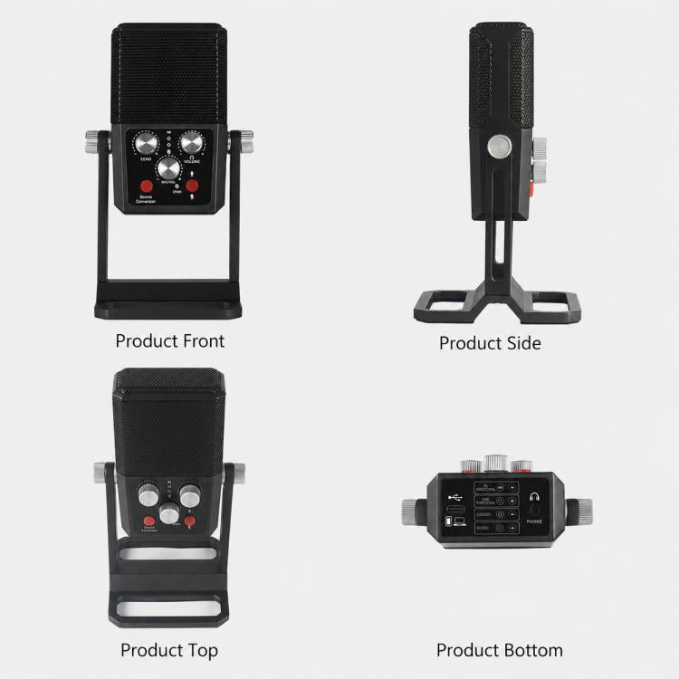 BM-959PL Multi-directional Switching ASMR Recording Condenser Microphone