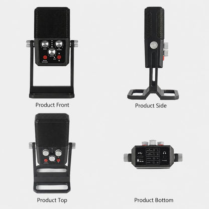 BM-959PL Multi-directional Switching ASMR Recording Condenser Microphone