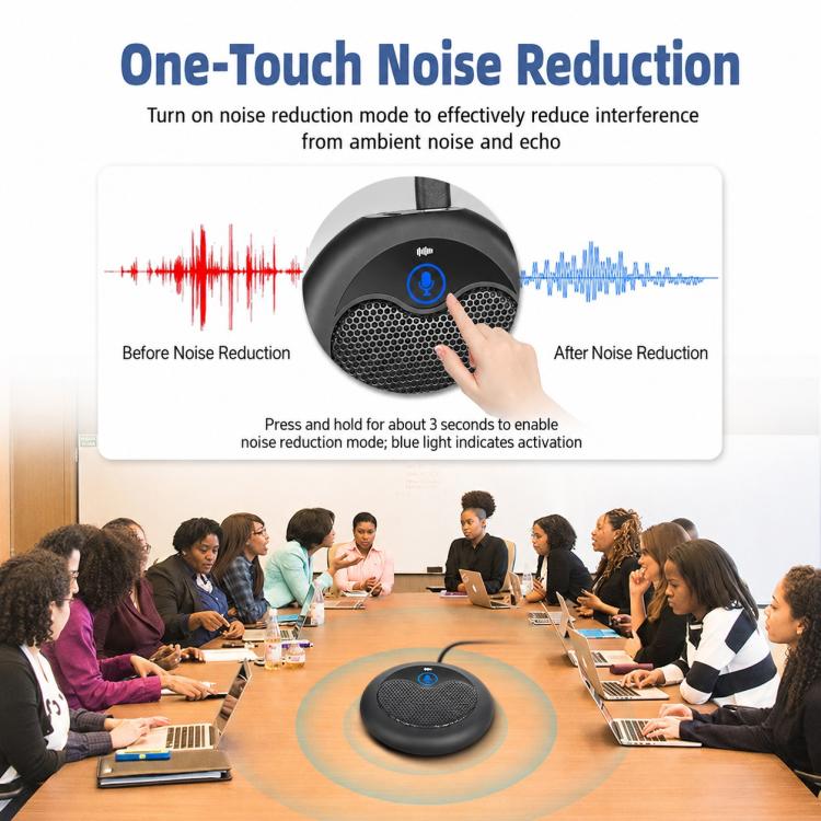 MI656 USB Condenser Omnidirectional Desktop Microphone