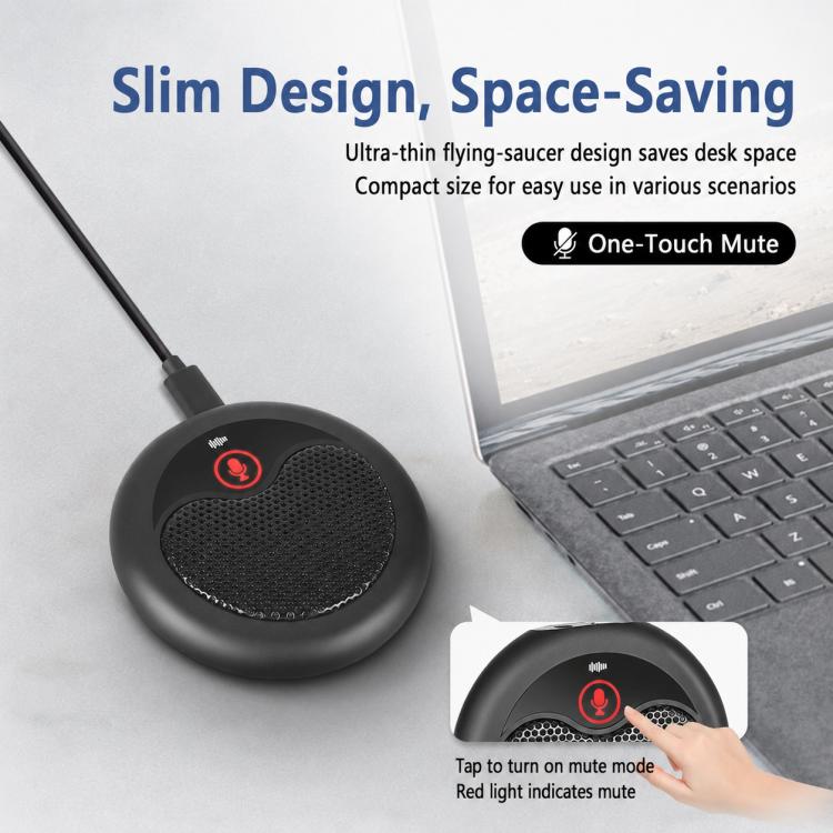 MI656 USB Condenser Omnidirectional Desktop Microphone