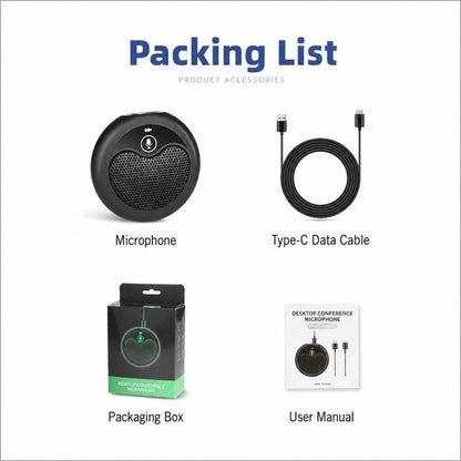 MI656 USB Condenser Omnidirectional Desktop Microphone