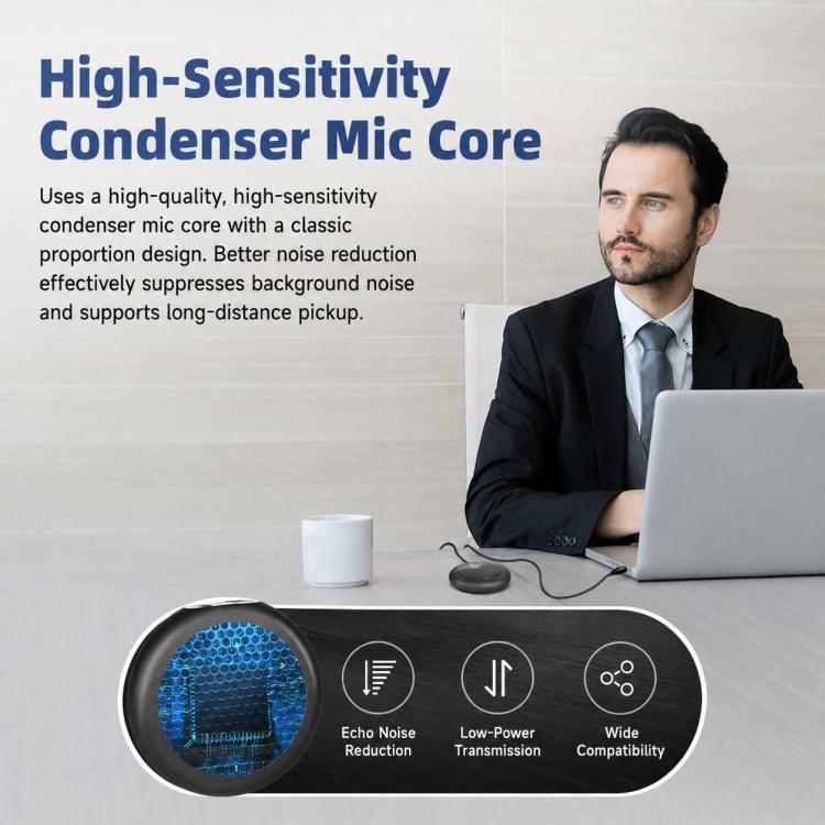 MI656 USB Condenser Omnidirectional Desktop Microphone