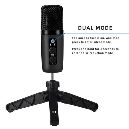 X502 High Sampling USB Condenser Microphone Tripod Set