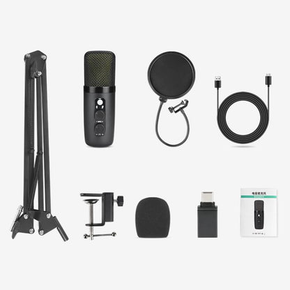 X502 High Sampling USB Condenser Microphone Cantilever Stand Kit