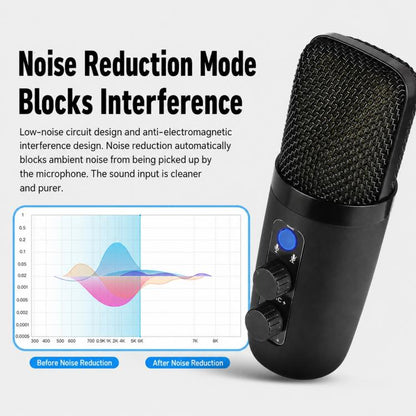 X502 High Sampling USB Condenser Microphone Cantilever Stand Kit