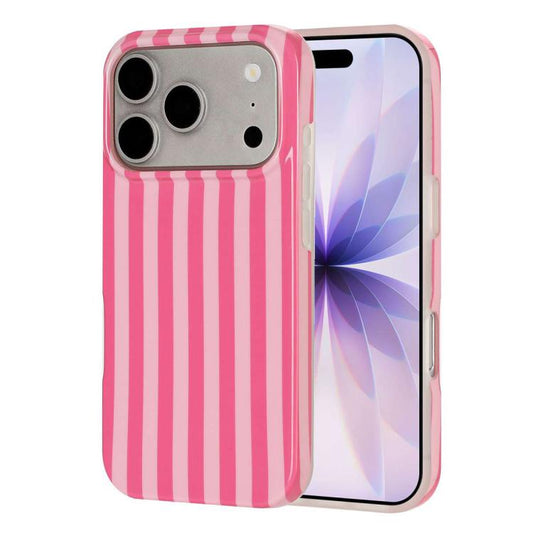 Full Coverage IMD Printed Vertical Stripes TPU Phone Case, For iPhone 18 Pro, For iPhone 18 Pro Max, For iPhone 17 Pro Max, For iPhone 17 Pro, For iPhone 17, For iPhone 16 Pro Max, For iPhone 16 Pro, For iPhone 16 Plus, For iPhone 16                   ...