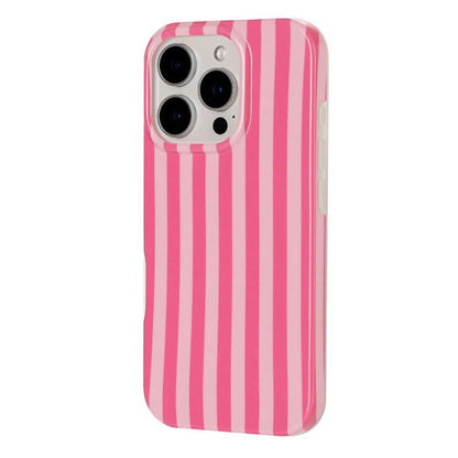 Full Coverage IMD Printed Vertical Stripes TPU Phone Case, For iPhone 14 Pro Max, For iPhone 13 Pro Max