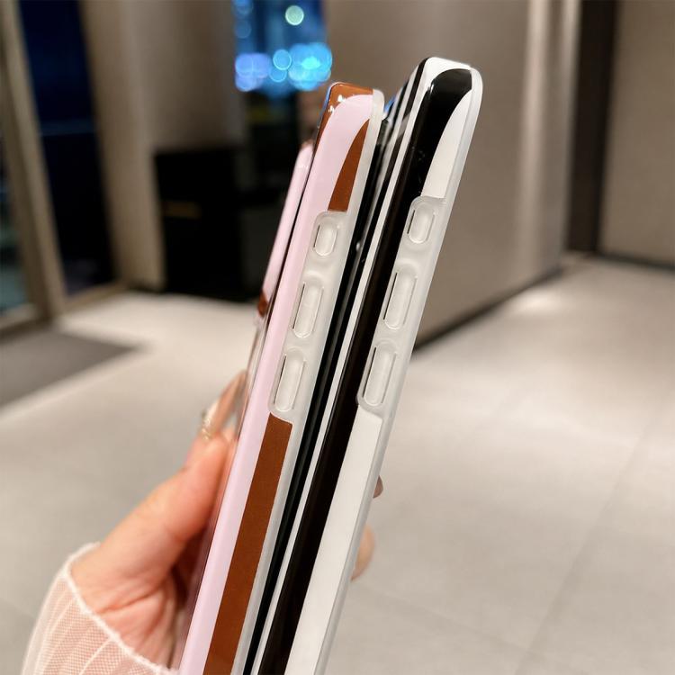 Full Coverage IMD Printed Vertical Stripes TPU Phone Case, For iPhone 14 Pro Max, For iPhone 13 Pro Max