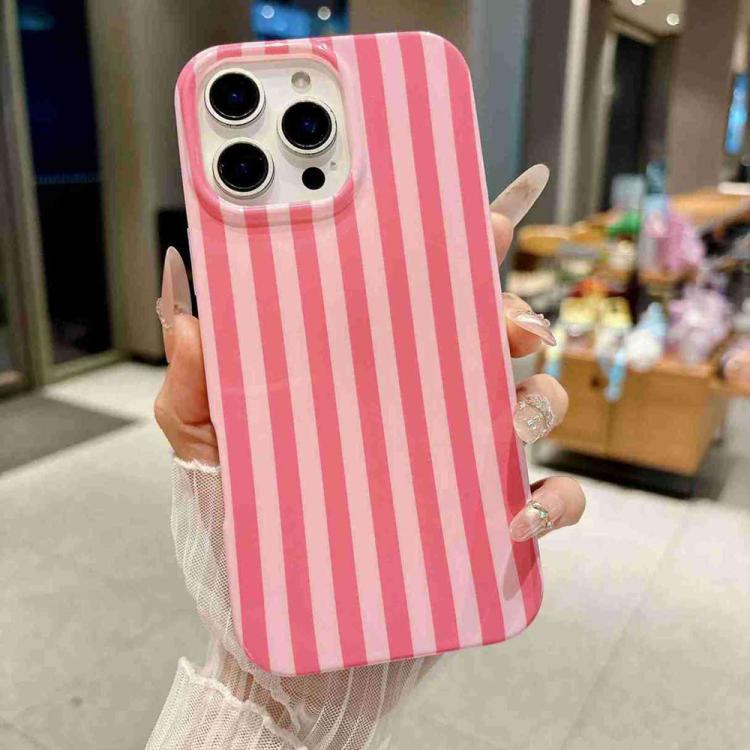 Full Coverage IMD Printed Vertical Stripes TPU Phone Case, For iPhone 14 Pro Max, For iPhone 13 Pro Max