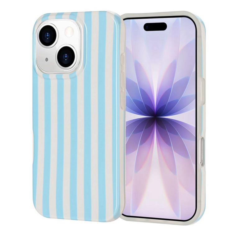 Full Coverage IMD Printed Vertical Stripes TPU Phone Case, For iPhone 14 Pro Max, For iPhone 13 Pro Max