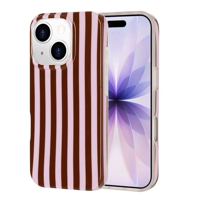 Full Coverage IMD Printed Vertical Stripes TPU Phone Case, For iPhone 14 Pro Max, For iPhone 13 Pro Max