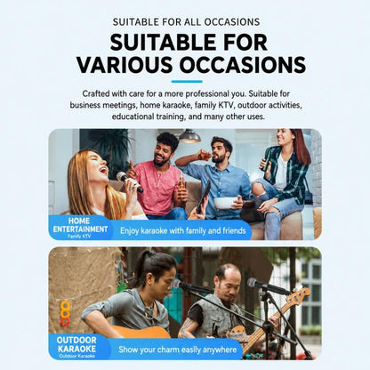 E5 2 in 1 Handheld UHF Wireless Microphone