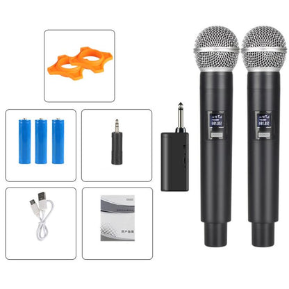 E5 1 to 2 Handheld 2.4G Wireless Microphone