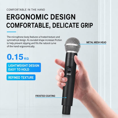 E5 1 to 2 Handheld UHF Wireless Microphone