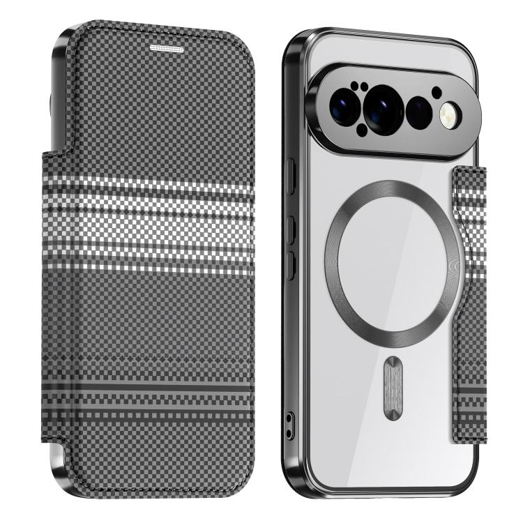 Color-plaid Shield Magnetic RFID Vegan Leather Phone Case, For Google Pixel 11 Pro XL, For Google Pixel 11, For Google Pixel 11 Pro