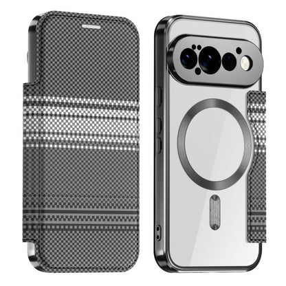 Color-plaid Shield Magnetic RFID Vegan Leather Phone Case, For Google Pixel 11 Pro XL, For Google Pixel 11, For Google Pixel 11 Pro