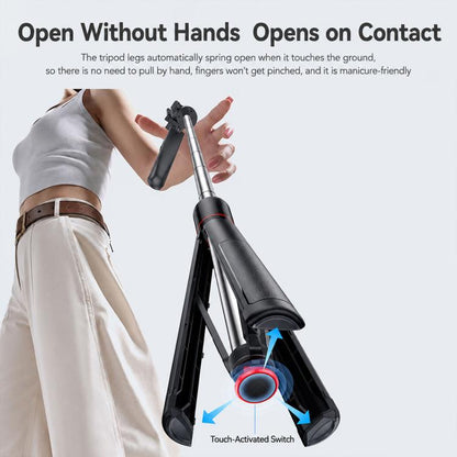 Yesido SF34 Auto Pop Open Tripod Selfie Stick with 1/4 Thread, SF34