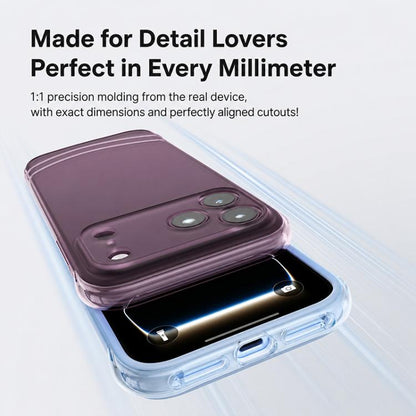 QN2 Skin-Friendly AirBag Magnetic Shockproof Phone Case, For iPhone 18 Pro, For iPhone 18 Pro Max, For iPhone 17 Pro Max, For iPhone 17 Pro