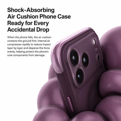 QN2 Skin-Friendly AirBag Magnetic Shockproof Phone Case, For iPhone 18 Pro, For iPhone 18 Pro Max, For iPhone 17 Pro Max, For iPhone 17 Pro