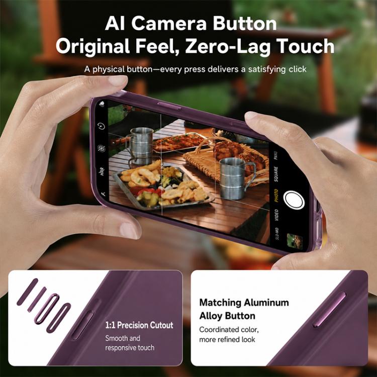 QN2 Skin-Friendly AirBag Magnetic Shockproof Phone Case, For iPhone 18 Pro, For iPhone 18 Pro Max, For iPhone 17 Pro Max, For iPhone 17 Pro