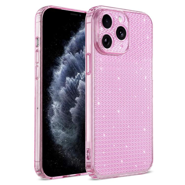 Sparkling Diamond Glitter Airbag Phone Case, For iPhone 12 Pro Max, For iPhone 12 Pro, For iPhone 11 Pro Max, For iPhone 11, For iPhone 11 Pro