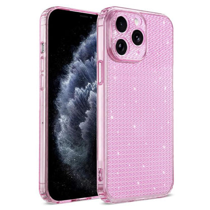 Sparkling Diamond Glitter Airbag Phone Case, For iPhone 12 Pro Max, For iPhone 12 Pro, For iPhone 11 Pro Max, For iPhone 11, For iPhone 11 Pro