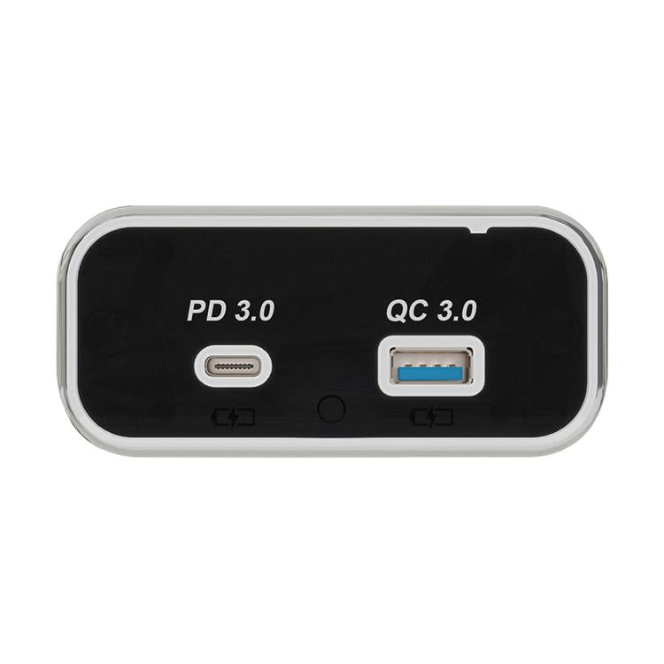Dual Ports Car Modification Fast Charging QC3.0+PD3.0 Car Charger, Dual Ports(Black with Silver Border), Dual Ports(Black with Black Border)