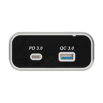 Dual Ports Car Modification Fast Charging QC3.0+PD3.0 Car Charger, Dual Ports(Black with Silver Border), Dual Ports(Black with Black Border)