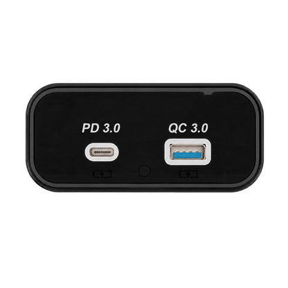 Dual Ports Car Modification Fast Charging QC3.0+PD3.0 Car Charger, Dual Ports(Black with Silver Border), Dual Ports(Black with Black Border)