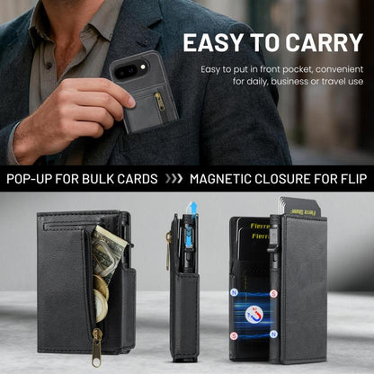 Fierre Shann Oil Wax Vegan Leather Magnetic Card Holder Back Phone Case, For Google Pixel 10a, For Google Pixel 10 Pro XL / 9 Pro XL, For Google Pixel 10 / 10 Pro / 9 / 9 Pro, For Google Pixel 9a, For Google Pixel 8a, For Google Pixel 8 Pro            ...