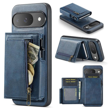 Fierre Shann Oil Wax Vegan Leather Magnetic Card Holder Back Phone Case, For Google Pixel 10a, For Google Pixel 10 Pro XL / 9 Pro XL, For Google Pixel 10 / 10 Pro / 9 / 9 Pro, For Google Pixel 9a, For Google Pixel 8a, For Google Pixel 8 Pro            ...