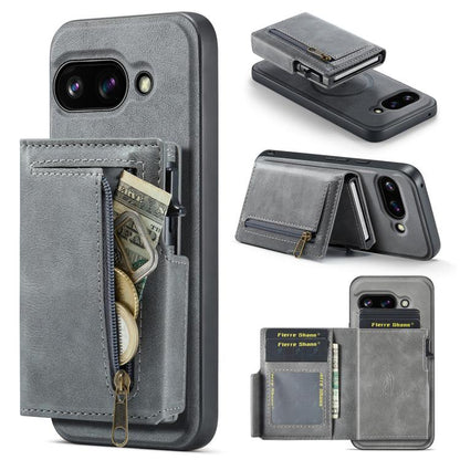 Fierre Shann Oil Wax Vegan Leather Magnetic Card Holder Back Phone Case, For Google Pixel 10a, For Google Pixel 10 Pro XL / 9 Pro XL, For Google Pixel 10 / 10 Pro / 9 / 9 Pro, For Google Pixel 9a, For Google Pixel 8a, For Google Pixel 8 Pro            ...
